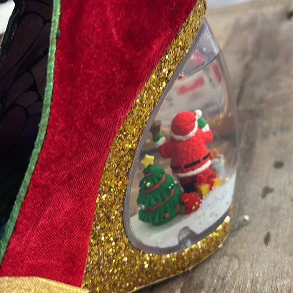 Irregular Choice Santa’s Globe Snowglobe Heels - Never Worn RARE - Picture 14 of 14